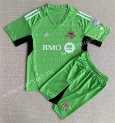 2023-24 Toronto Goalkeeper Green Soccer Uniform-AY