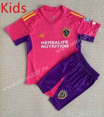 2023-24 Los Angeles Galaxy Goalkeeper  Pink kids Soccer Uniform-AY