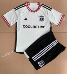 2023-24 CD Colo-Colo  Home White Soccer Uniform-AY