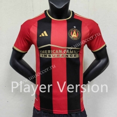 Player version 2023-24 Atlanta United  Home Red&Black Thailand Soccer Jersey AAA-888