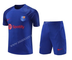 2023-24 Barcelona Blue   Thailand Soccer Jersey Soccer uniform-418