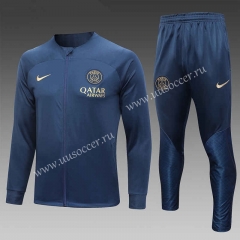 2023-24 Paris SG Royal Blue Soccer Jacket Uniform -815