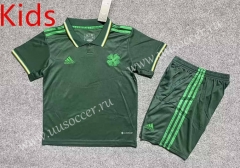 2023-24 Celtic Green kids Soccer Uniform-8975