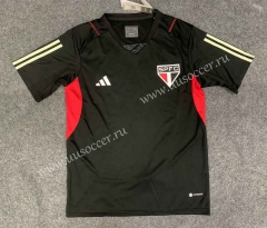 2023-24 São Paulo FC Black Thailand Soccer Training Jersey-GB