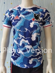 Player version 2023-24 Japan Blue Thailand Training Soccer Jersey AAA-807