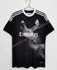 14-15 Retro Version   Real Madrid 2nd Away Black Thailand Soccer Jersey AAA-c1046