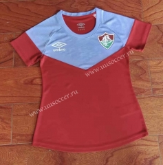 2023-24 Fluminense de Feira Red Thailand Female Soccer Jersey AAA-9663