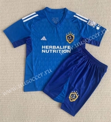 2022-23 Los Angeles Galaxy Goalkeeper Blue Soccer Uniform-AY
