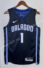 2023  NBA Orlando Magic Black #1 Jersey-311