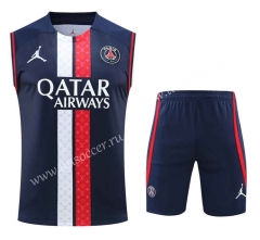 2023-24 Paris SG  Royal Blue  Thailand Soccer Vest Uniform-418
