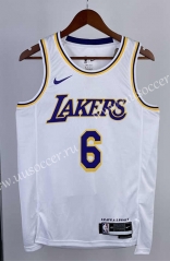 2023 NBA Lakers White #6 Jersey-311