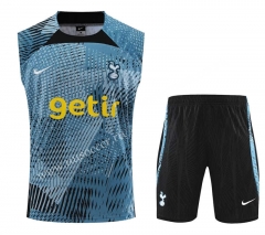 2023-24Tottenham Hotspur  Blue  Soccer Vest-4627