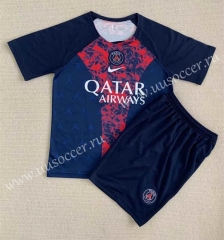 2023-24 Paris SG Concept version Royal Blue Soccer Uniform-AY