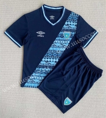 2023-24 Guatemala Away Royal Blue Thailand Soccer Uniform-AY
