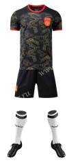 2023-24 China PR Black Soccer Uniform-9031