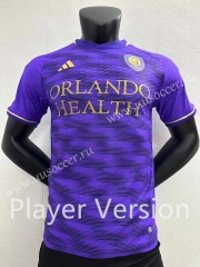 Player Version2023-24 Orlando City Home Purple Thailand Soccer Jersey AAA-2016