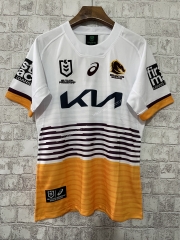 23-24 Mustang White  Thailand NRL Jersey AAA