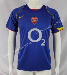 Retro Version04-05 Arsenal  Away Blue Thailand Soccer Jersey AAA-503