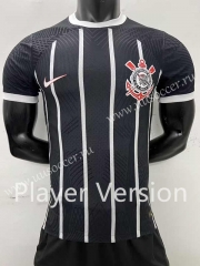 Player Version 2023-24    Corinthians Away Black Thailand Soccer Jersey AAA-2016