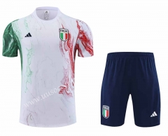 2023-24 Italy White  Thailand Soccer Jersey Soccer uniform-4627
