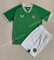 2023-24 Ireland Home Green Soccer Uniform-AY
