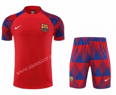 2023-24 Barcelona Red  Thailand Soccer Jersey Soccer uniform-418
