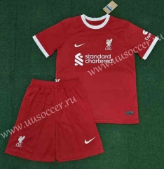 2023-24 Liverpool Home  Red Thailand Soccer Uniform-8423