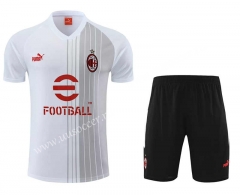 2023-24 AC Milan White  Thailand Soccer Uniform-4627
