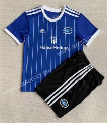Commemorative Edition 2023-24 Hamburger SV Blue Soccer Uniform-AY