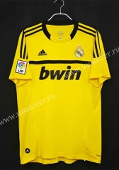11-12 Retro Version   Real Madrid Yellow Thailand Soccer Jersey AAA-c1046