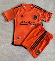 2023-24 Houston Dynamo Home Orange Soccer Uniform-AY