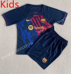 2023-24 Barcelona  Royal Blue Soccer Uniform-AY