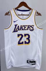 2023 NBA Lakers White #23 Jersey-311