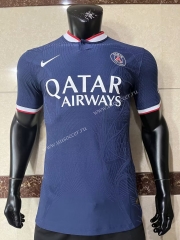 Player version   2023-24 Paris SG  Royal Blue Thailand Soccer jersey AAA