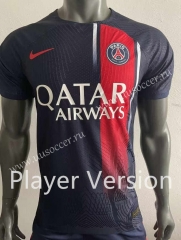 Player version   2023-24 Paris SG Home Royal Blue Thailand Soccer jersey AAA-518