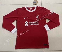 2023-24 Liverpool Home Red LS Thailand Soccer AAA-818
