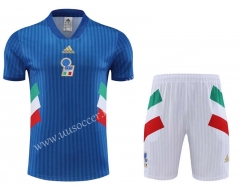 2023-24 Italy Blue  Thailand Soccer Jersey Soccer uniform-4627