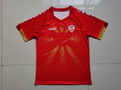 2023-24  North Macedonia Home Red Thailand Soccer Jersey AAA
