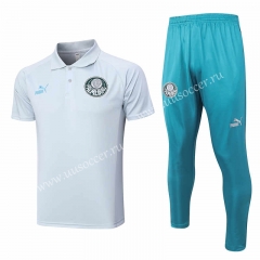 2023-24 SE Palmeiras Gray Thailand Polo uniform -815