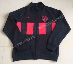 1996 Retro Version Atletico Madrid  Black  Thailand Soccer Jacket -9171
