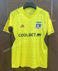 2023-24   Colo-Colo goalkeeper Yellow  Thailand Soccer Jersey-7T