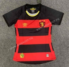 2023-24 Sport Recife Home Red&Black Thailand Female Soccer Jersey AAA-GB