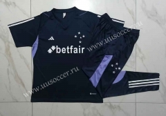 2023-24 Cruzeiro EC Black   Thailand Tracksuit Short Uniform-815