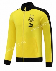 2023-24 Borussia Dortmund Yellow Soccer Jacket top -LH