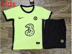 2023-24  Chelsea Green Kid/Youth Soccer Uniform-709