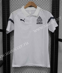 2023-24 Olympique de Marseille White Thailand Polo Shirts-4514