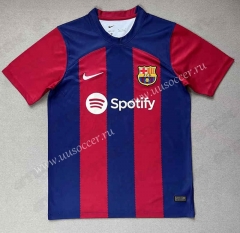 （s-4xl）2023-24  Barcelona Home Red& Blue Thailand Soccer Jersey AAA-3066
