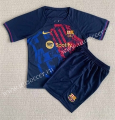 2023-24 Barcelona Royal  Blue Soccer Uniform-AY