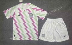 2023-24 Manchester City  Red&White  Soccer Uniform-6748