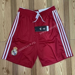 2011-2012 Real Madrid 2nd Away Red Thailand Soccer Shorts-6590